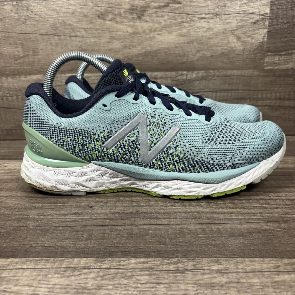 New Balance Fresh Foam X 880 Green Blue Womens US Size 9 W880H10 Running Shoes